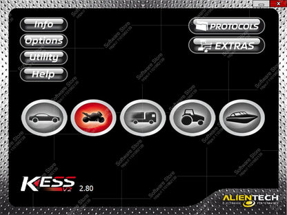 ECU Software Ksuite 2.80 Work With K E S S V2 V5.017 RSA Error Unlock Corrected for Car Truck Bike Tractors EU Online Version
