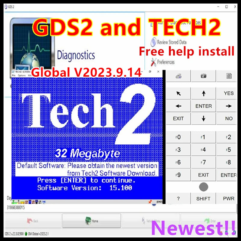 2025 Newest MDI Software for MDI GDS 2 + TECH 2 + DPS 4.56 Three Software Install + Activate for Free