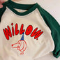 1-7y Toddler Infant Spring Autumn Tops Cartoon Printed Tees For Baby Girl Boy Long-Sleeved Casual Costume Fashion Patchwork Tees