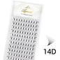 AGUUD 5 Trays/Lot Thin Roots Slim Base Premade Fans Lash Sharp Pointy Base Promade Russian Volume Fans Eyelash Extensions Faux