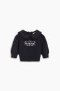 New Trend 26Aw TNS Style Pure Cotton Sweatshirt Top for Boys and Girls Pretty Girls