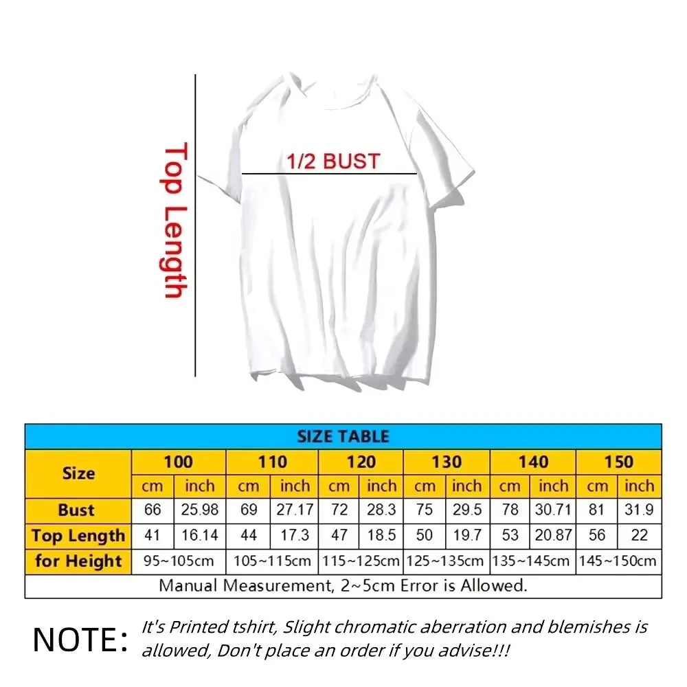 Personalized Kids T‑Shirts Front Back Print Customized Girl Short Sleeve T‑shirt Custom Photo Text Logo Tee For Girls Casual Tee