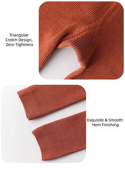 High Waist Toddler Ribbed Infant Baby Pantyhose Cotton High-Stretch Belly Cover Baby Girls Tights 0-2Y Newborn Leggings
