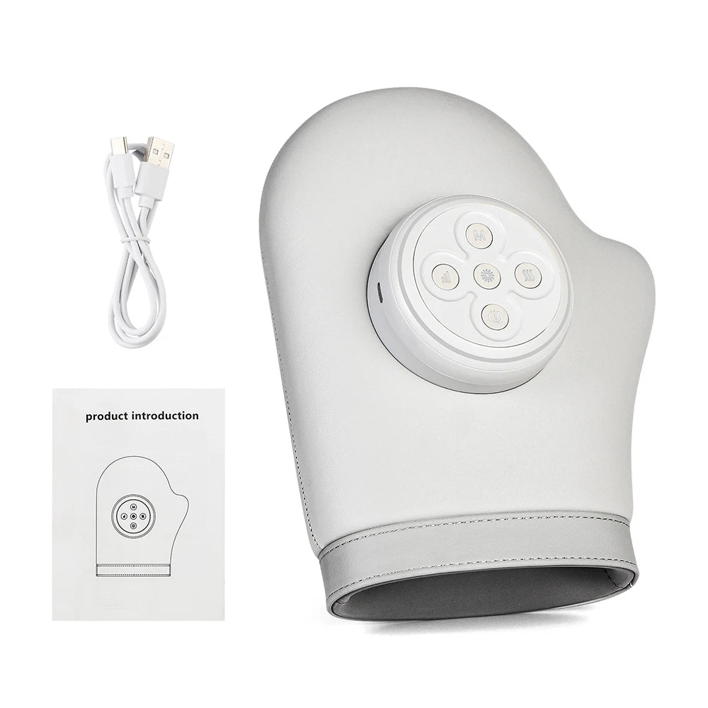 Electric Hand Massager Air Pressure Kneading Wrist Massager Airbag Finger Massage Glove Hot Compress Acupoint Finger masajeador