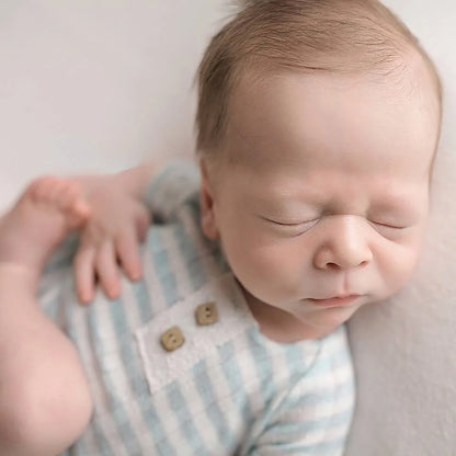 Newborn Photography Props Clothes Baby Boy Girl Outfit  Romper Striped Short Jumpsuit Photography Clothing
