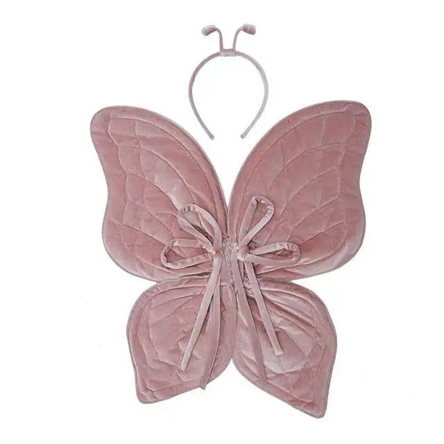 Butterfly Wings Angel Fairy Costume Newborn Baby Photography Props Soft Girl Photo Shoot Accessories