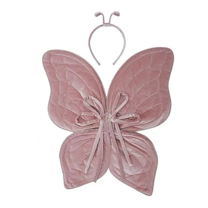 Butterfly Wings Angel Fairy Costume Newborn Baby Photography Props Soft Girl Photo Shoot Accessories