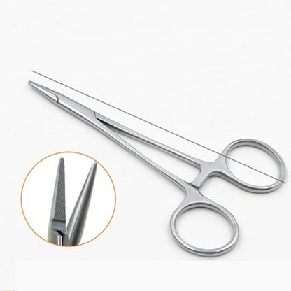 Tiangong gold handle needle holder stainless steel double eyelid surgery tool beauty plastic insert suture holding needle clamp