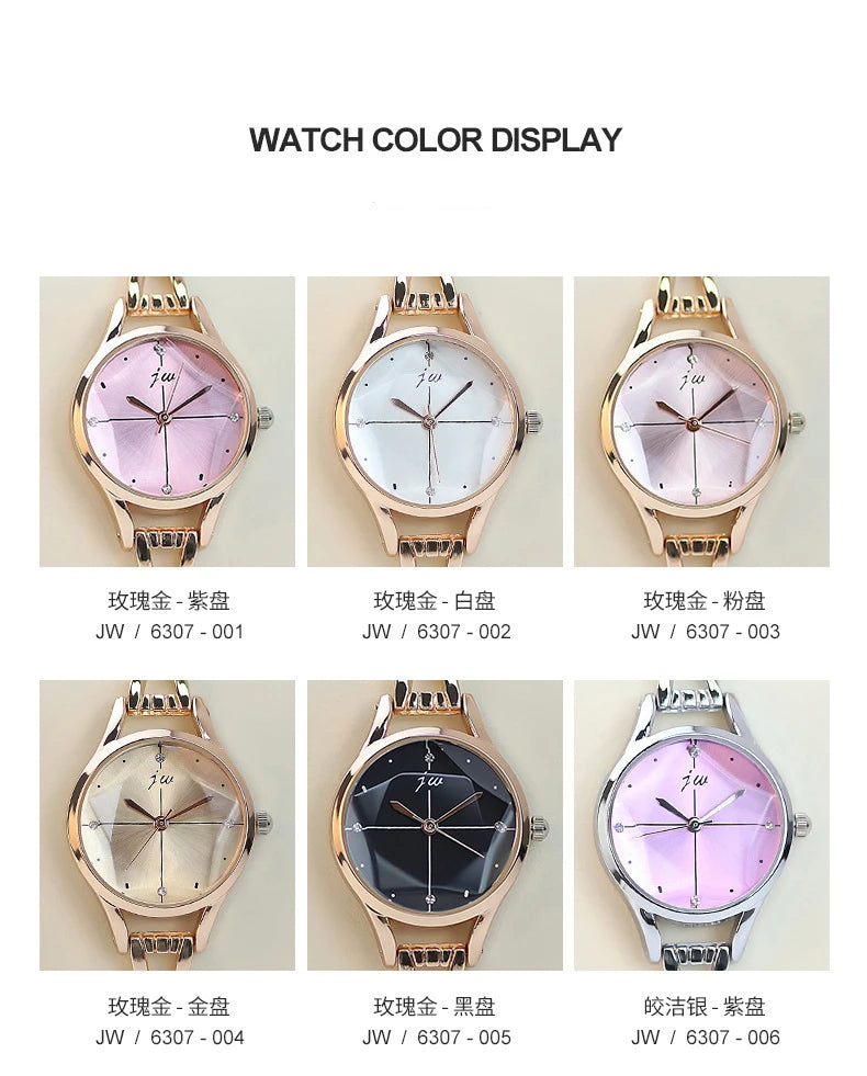 Bracelet Watch For Women Elegant Rose Gold Ladies Luxury Wristwatches Rhinestone Simple Fashion Female Quartz relogio feminino