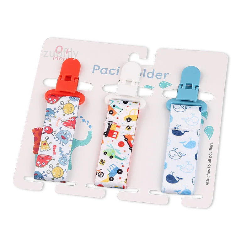 3 Pcs/Set Baby Pacifier Clips Pacifier Chain Dummy Clip Nipple Holder For Nipples Children Pacifier Clip Soother Holder Attache
