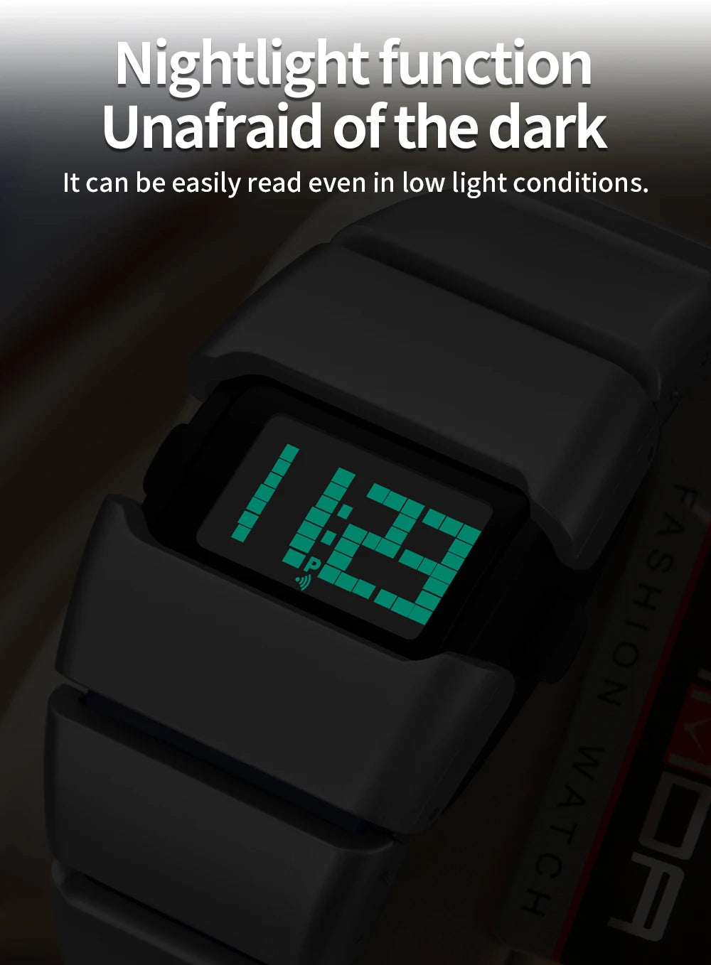 SANDA 9504 Retro Electronic Watch 5ATM Waterproof Night Light Display Snooze Alarm Clock Stopwatch Men's and Women's Watches2026