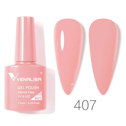 Venalisa 7.5ml Nail Gel Polish 60 Colors Hema TPO Free Milky White Jelly Soak Off UV LED Varnish Full Coverage CANNI Manicure