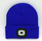 For Woman Cap Night Running Fishing Riding Sports Teenager Beanies Winter Men Beanie Hat with LED Light Rechargeable Knitted Hat