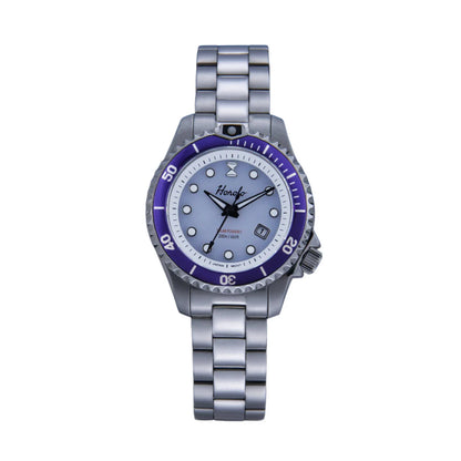 Horolo 30mm Women's Watches Japan Solar Movement Luminous Water Resistant Sapphire Stainless Steel Luxury Watch Gift For Wife