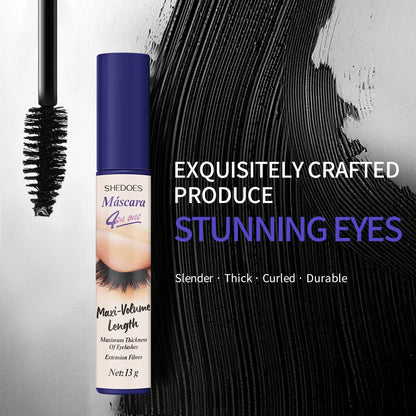 5D Waterproof Mascara Eyelashes Lengthening Long Lasting Silky Lash Black Eyelashes Extension Make Up Beauty Eye Korean Cosmetic