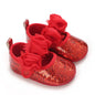 Baby Learning Walk Shoes, Elegant 3D Flower Infant Crib Shoes,Multi Style Soft Dress Footwear for Newborn Baby Girls 0-18Months