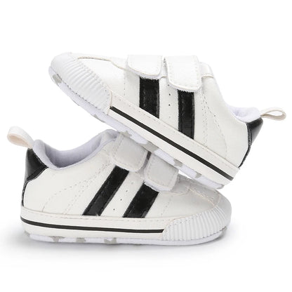 Baby Boys Girls Spring Autumn Shoes 0-1 Year First Walker Fashion Striped Rubber Soles Casual Sports Newborn