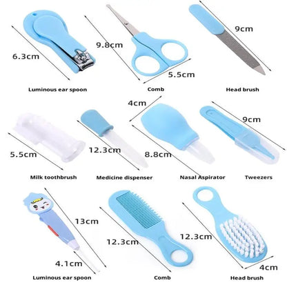 Hot Sale 13pcs Comb Grooming Baby Care Kit Baby Portable Tool Grooming Nail Care Set