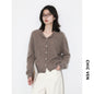 CHIC VEN New Women Knitted Cardigan Solid Long Sleeved Single-breasted Loose Casual Oversize Female Sweater Autumn Winter 2026