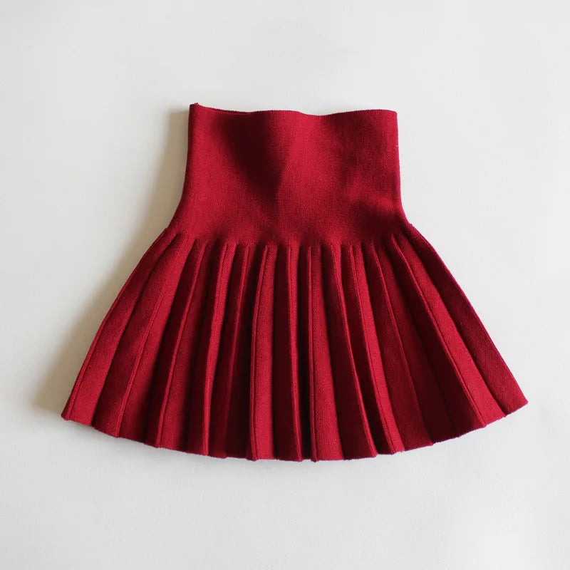 Kids Girls' Dress Children's Student Short Skirt Baby' Clothing Half Skirt Princess Pleated Tutu Skirt