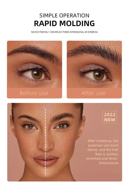 6 Color Wild Eyebrow Styling Cream Eyebrow Shaping Gel Soap Wax Clear Eyebrow Cream Tint Brow Lift With Brush