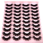 16 Pairs 3D Mink Lashes Natural False Eyelashes Dramatic Volume Fake Lashes Makeup Eyelash Extension Silk Eyelashes