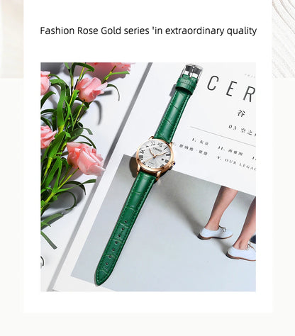 CHENXI New Women Watch Top Luxury Brand Waterproof Ladies Watches Fashion Dress Leather Quartz Wristwatches Relogio Feminino