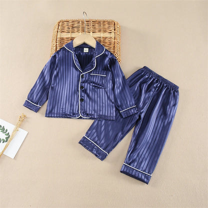 New Spring Autumn Baby Boys Clothes Set Children Pajamas Long Sleeved Shirt Pants 2Pcs/Sets Kids Girls Sleepwear Infant Costume