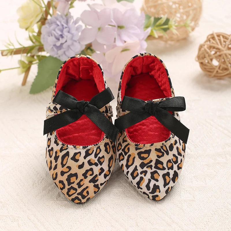 2026 New Infant Newborn Baby Girl High Heels Shoes Princess Bow First Birthday Party Shoes Photo Props Shoes 0-12M