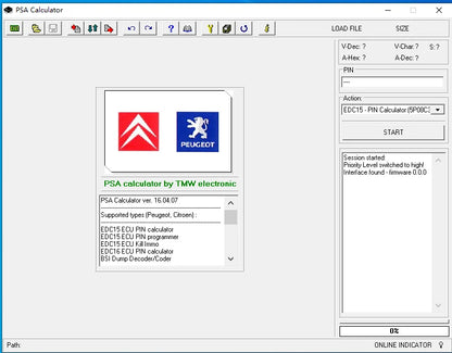 for PSA Software V16.04.07 and for PSA PIN Calculator software and for PSA ENGINE ECU ENCODE Software for Citroen for Peugeot