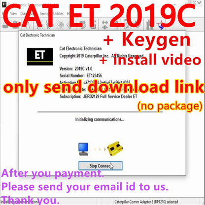 2021 SIS Software + Cat ET 2019C Electronic Technician 2021 SIS for Red Cat Service Information System Repair Software Free Keyg