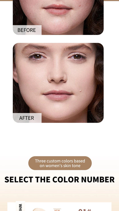 O‘CHEAL 50PA+++ Liquid Foundation Cream Lasting Coverage Makeup Concealer Moisturizing Bright Skin Tone Hydrating Beauty Cream