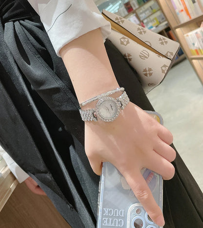 2024 Fashion Top Brand Luxury Watch Women Waterproof Crystal Women Dress Watch Fully Diamond Women Watches Ladies Watch Quartz