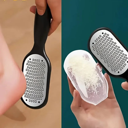 1Pc Stainless Steel Foot File Scraper Professional Pedicure Tool Household Daily Foot Skin Care Beauty Accessory