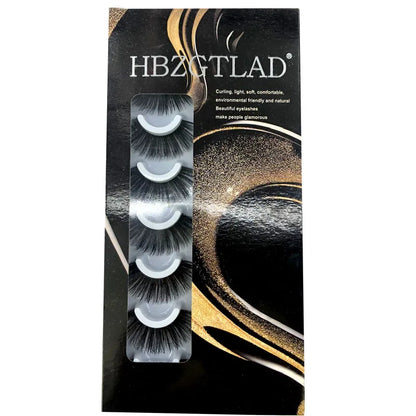16 Pairs 3D Mink Lashes Natural False Eyelashes Dramatic Volume Fake Lashes Makeup Eyelash Extension Silk Eyelashes