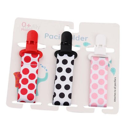 3 Pcs/Set Baby Pacifier Clips Pacifier Chain Dummy Clip Nipple Holder For Nipples Children Pacifier Clip Soother Holder Attache