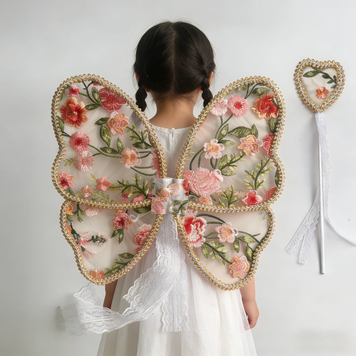 Butterfly Wings Angel Fairy Costume Newborn Baby Photography Props Soft Girl Photo Shoot Accessories