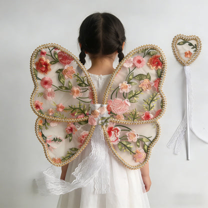 Butterfly Wings Angel Fairy Costume Newborn Baby Photography Props Soft Girl Photo Shoot Accessories