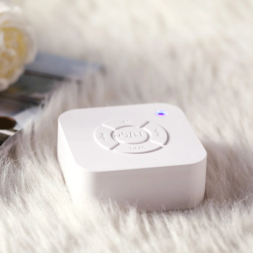 9 Soothing Sounds White Noise Sound Machine Sleep Soother With Breathing Light Timer Type-C Charging For Baby Home Office Travel