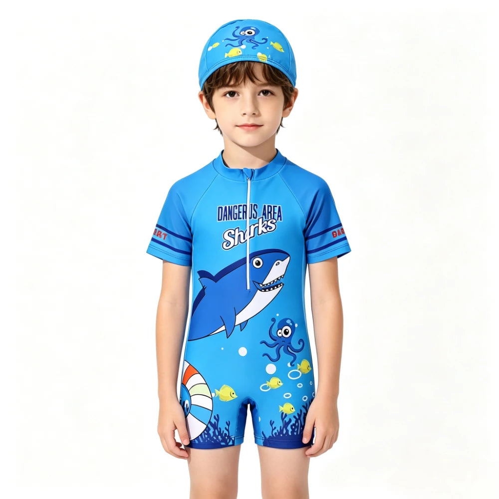 Baby Girls Rash Guard Swimsuits Bow Print Zip Up Short Sleeve Stand Collar Baby Girls Swimwears Bathing Suit 2 3 4 5 6 8 10Years