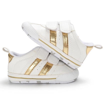 Baby Boys Girls Spring Autumn Shoes 0-1 Year First Walker Fashion Striped Rubber Soles Casual Sports Newborn