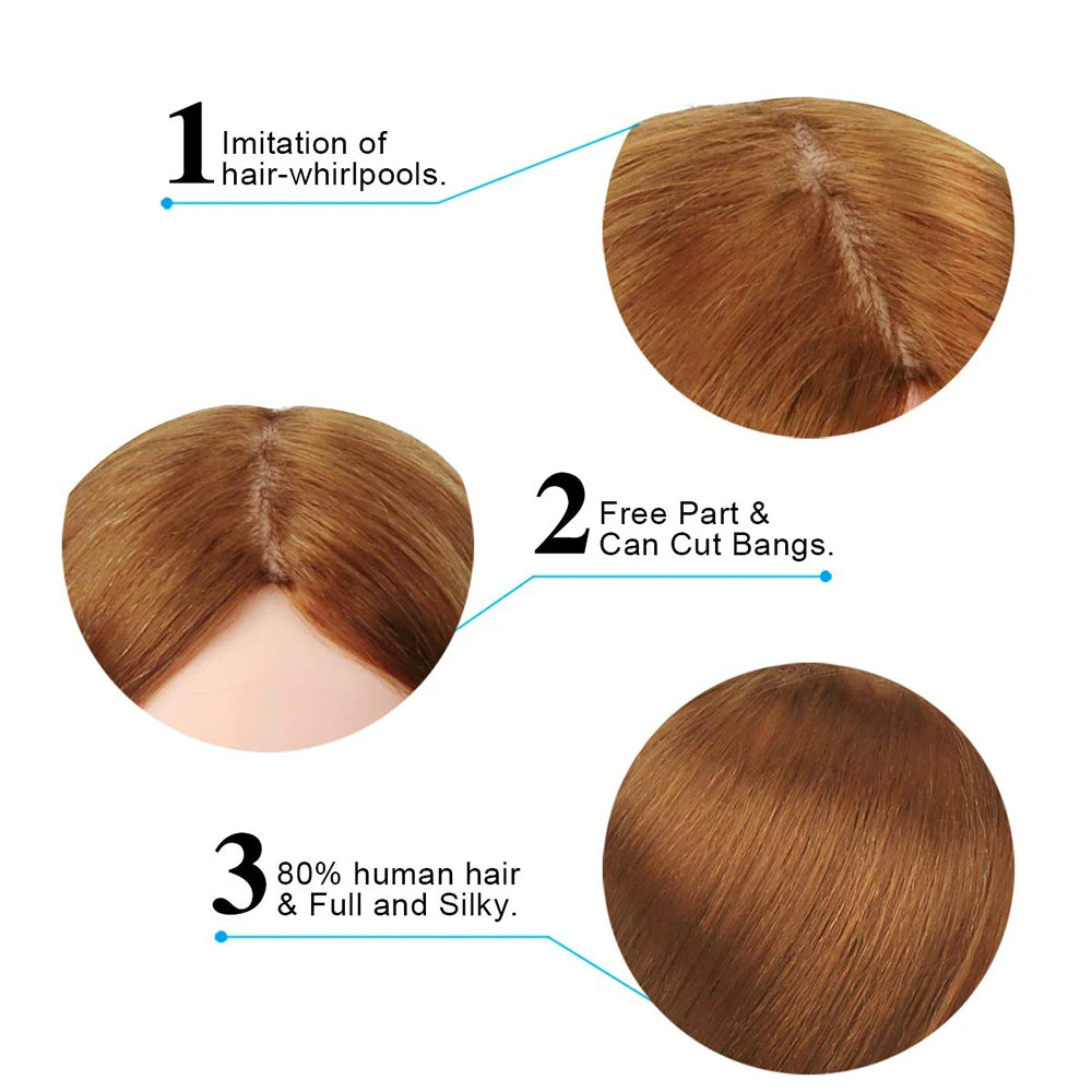 85% Real Human Hair Mannequin Head Without Make-up Professional Hairdressing Training Head For Hair Styling Braid Curl Cut DIY
