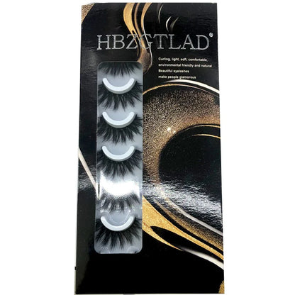 16 Pairs 3D Mink Lashes Natural False Eyelashes Dramatic Volume Fake Lashes Makeup Eyelash Extension Silk Eyelashes
