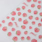 Pink Translucent Peach Jelly Texture 5D Soft Embossed Reliefs Self Adhesive Nail Art Stickers Cute Fruits 3D Manicure Decals