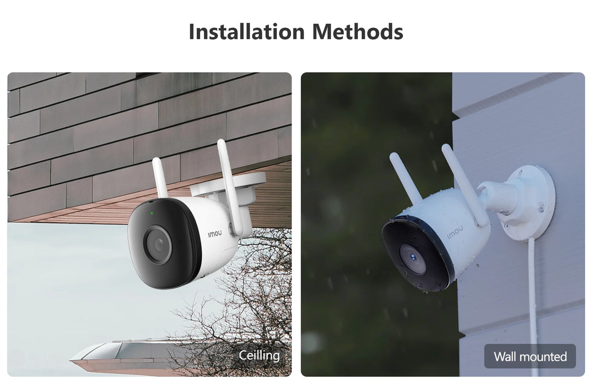 IMOU Clearance Outdoor Surveillance Camera WiFi IP Camera AI Personal Detection Smart Tracking Compatible with Alexa Waterproof