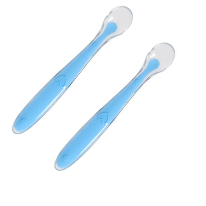 2/1pcs Silicone Spoon for Baby Infant Feeder Spoons for Children Kids Soft Safety Feeding Spoons BPA Free Baby Utensils Flatware