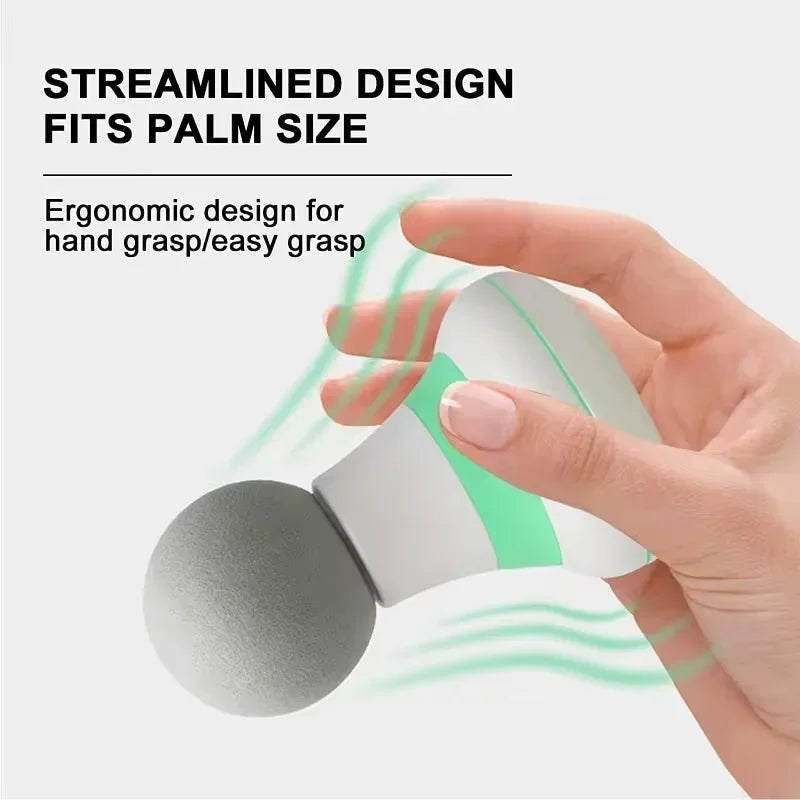 Portable Mini Handheld Electric Massager Deep Tissue Percussion Massage Gun Compact Muscle Relax Tool For Back Neck Shoulder Leg