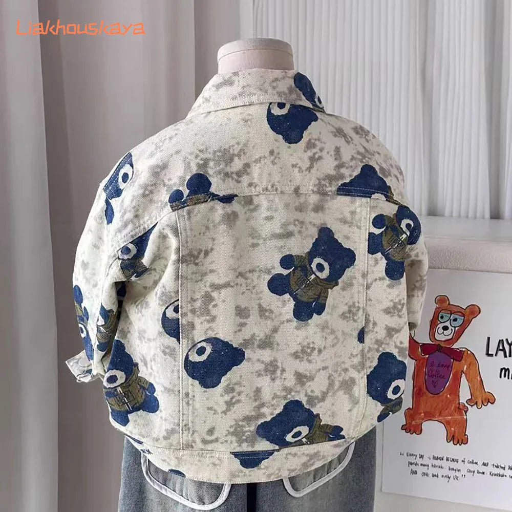 2026 New Boys Spring Autumn Jacket Fashion Casual Coat For Kids Toddler Baby  Outerwear All Match Streetwear Children Clothing