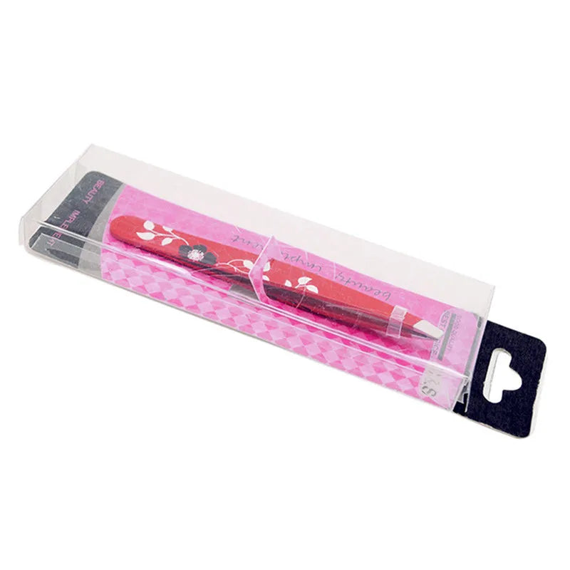 Professional Eyebrow tweezers Hair Beauty Slanted Stainless Steel Tweezer Tool