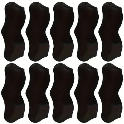10PCS New Deep Cleaning Nose Patch Shrink Pore Bamboo Charcoal Blackhead Remover Shaped Black Nose Pore Strips Women Beauty